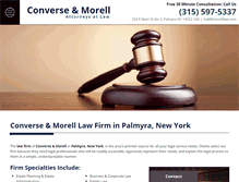 Tablet Screenshot of morellattorneys.com